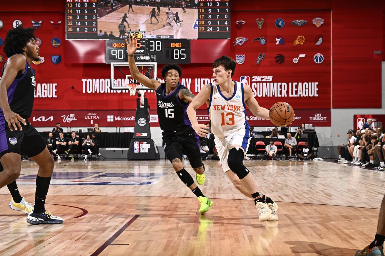 2024 NBA Summer League - Sacramento Kings v New York Knicks