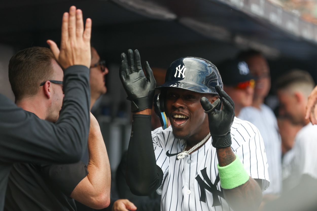 MLB: Athletics at New York Yankees, jazz chisholm MLB: Athletics at New York Yankees, jazz chisholm