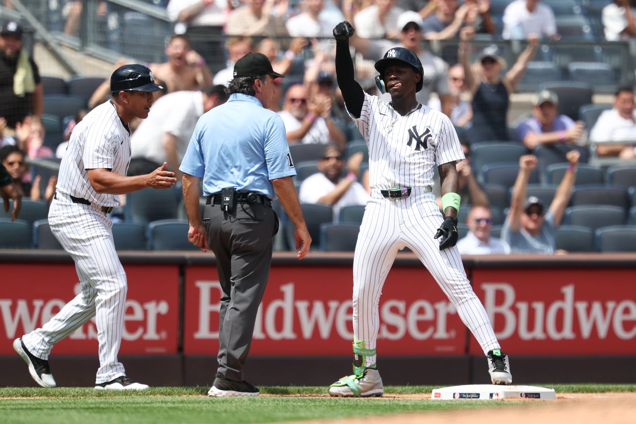 MLB: Athletics at New York Yankees, jazz chisholm MLB: Athletics at New York Yankees, jazz chisholm