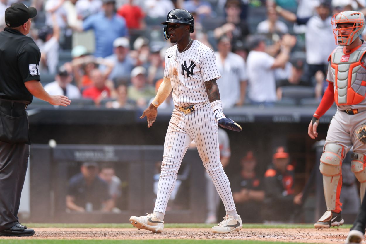 MLB: Baltimore Orioles at New York Yankees, jazz chisholm MLB: Baltimore Orioles at New York Yankees, jazz chisholm