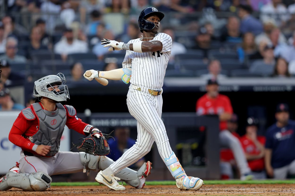 MLB: Boston Red Sox at New York Yankees, jazz chisholm MLB: Boston Red Sox at New York Yankees, jazz chisholm