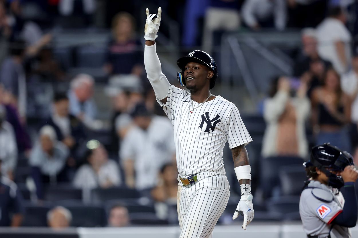 MLB: Cleveland Guardians at New York Yankees, jazz chisholm