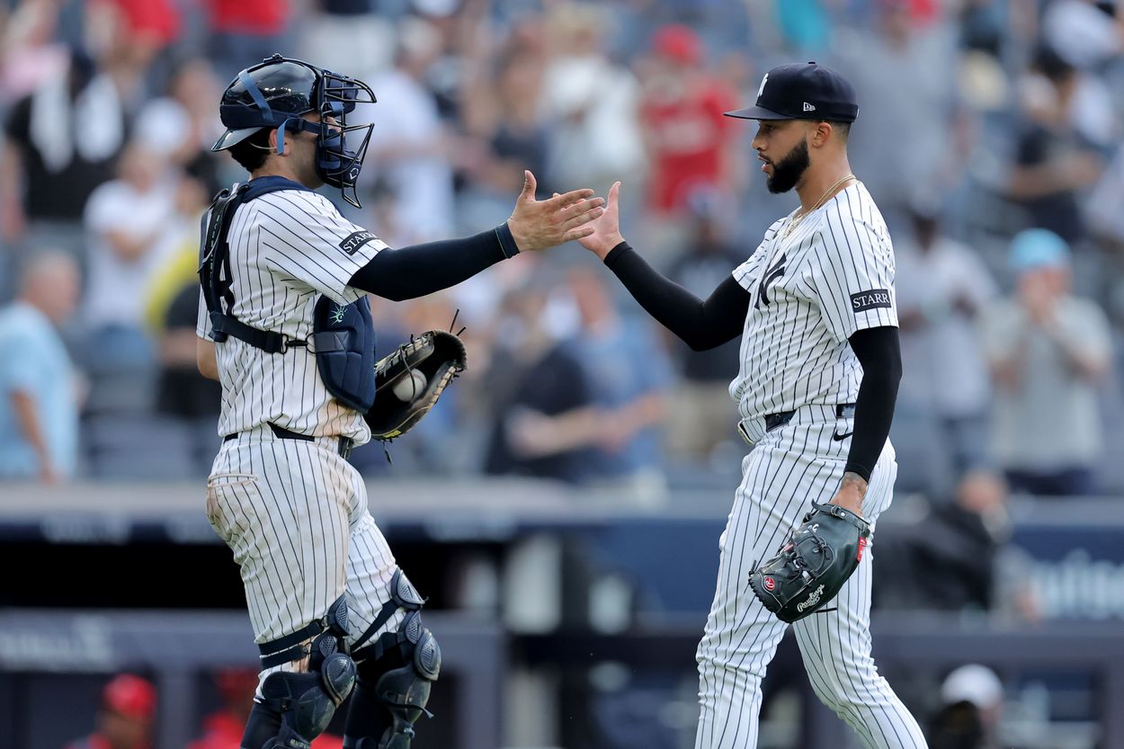 MLB: Los Angeles Angels at New York Yankees, devin williams MLB: Los Angeles Angels at New York Yankees, devin williams