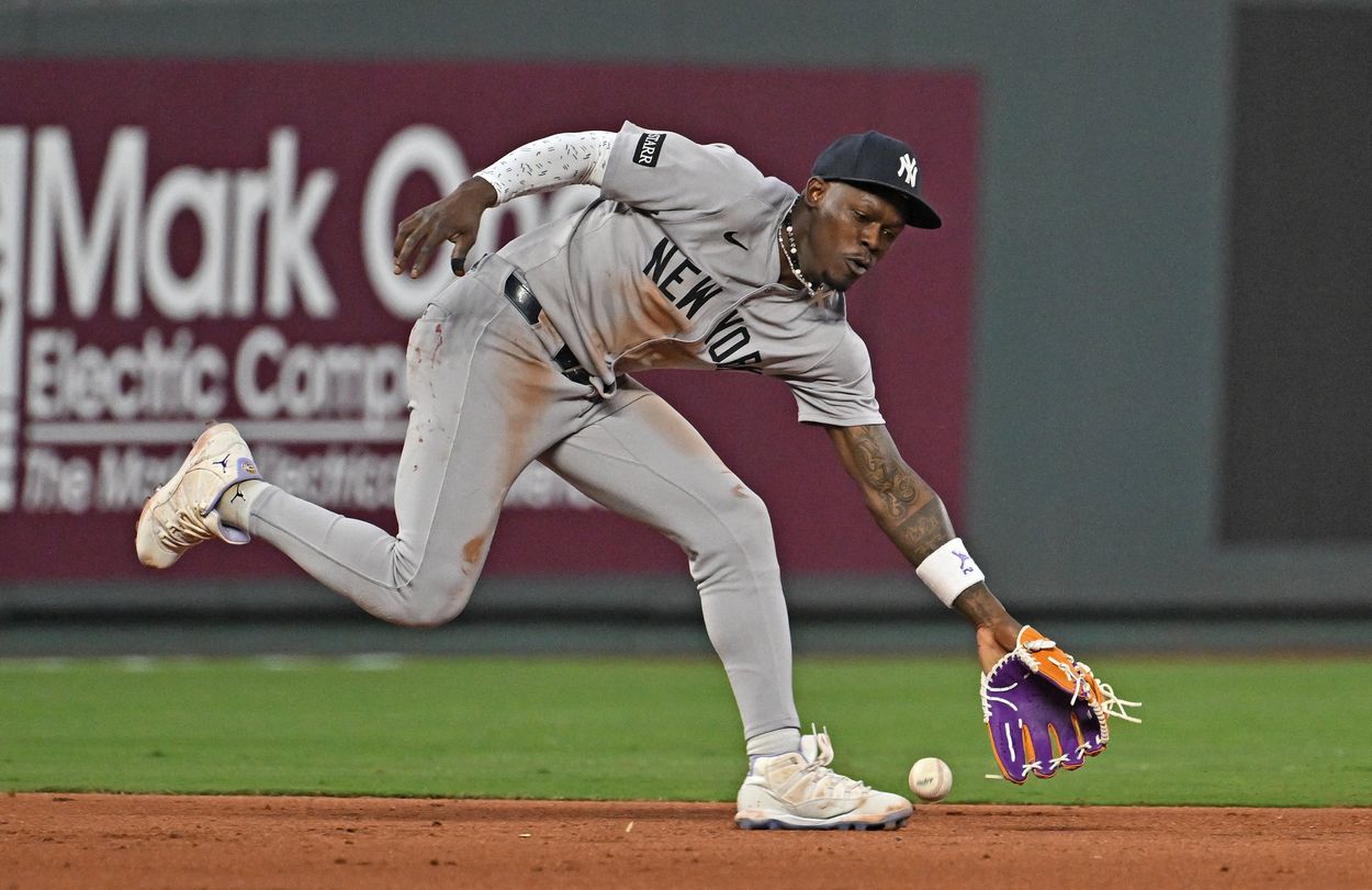 MLB: New York Yankees at Kansas City Royals, jazz chisholm