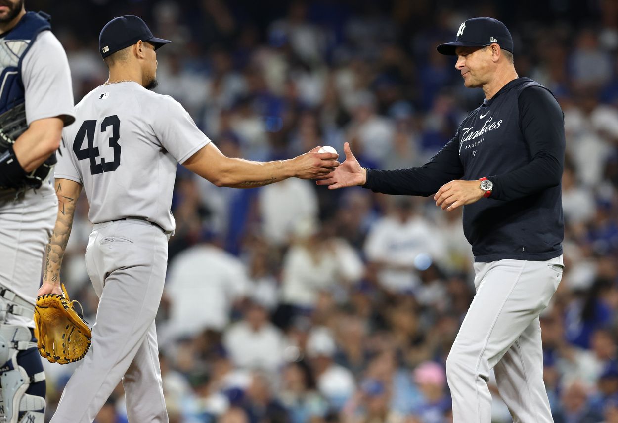 MLB: New York Yankees at Los Angeles Dodgers MLB: New York Yankees at Los Angeles Dodgers