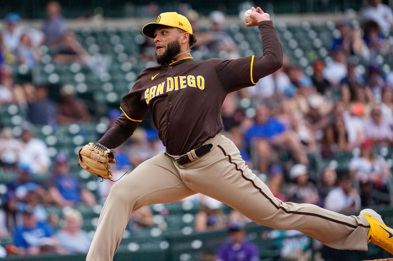 MLB: Spring Training-San Diego Padres at Chicago Cubs, Jayvien Sandridge, yankees MLB: Spring Training-San Diego Padres at Chicago Cubs, Jayvien Sandridge, yankees