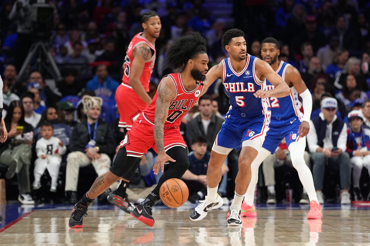 NBA: Chicago Bulls at Philadelphia 76ers, coby white, knicks NBA: Chicago Bulls at Philadelphia 76ers, coby white, knicks