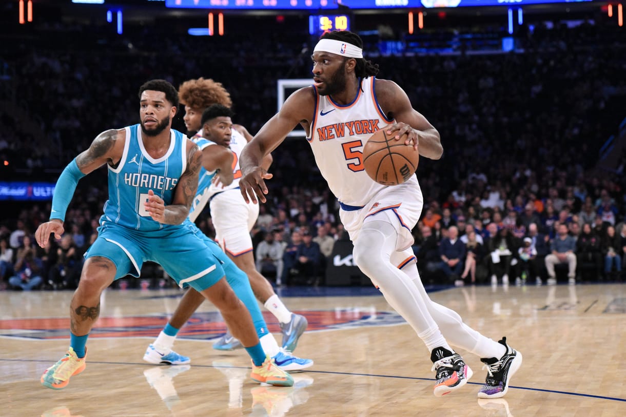 NBA: Preseason-Charlotte Hornets at New York Knicks, precious achiuwa NBA: Preseason-Charlotte Hornets at New York Knicks, precious achiuwa