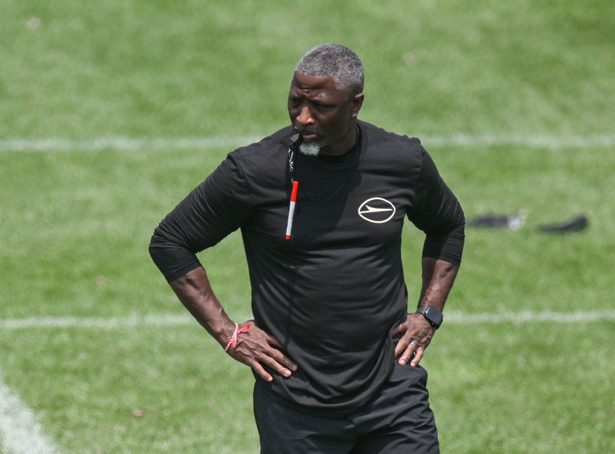 NFL: New York Jets Minicamp Aaron Glenn, Jets
