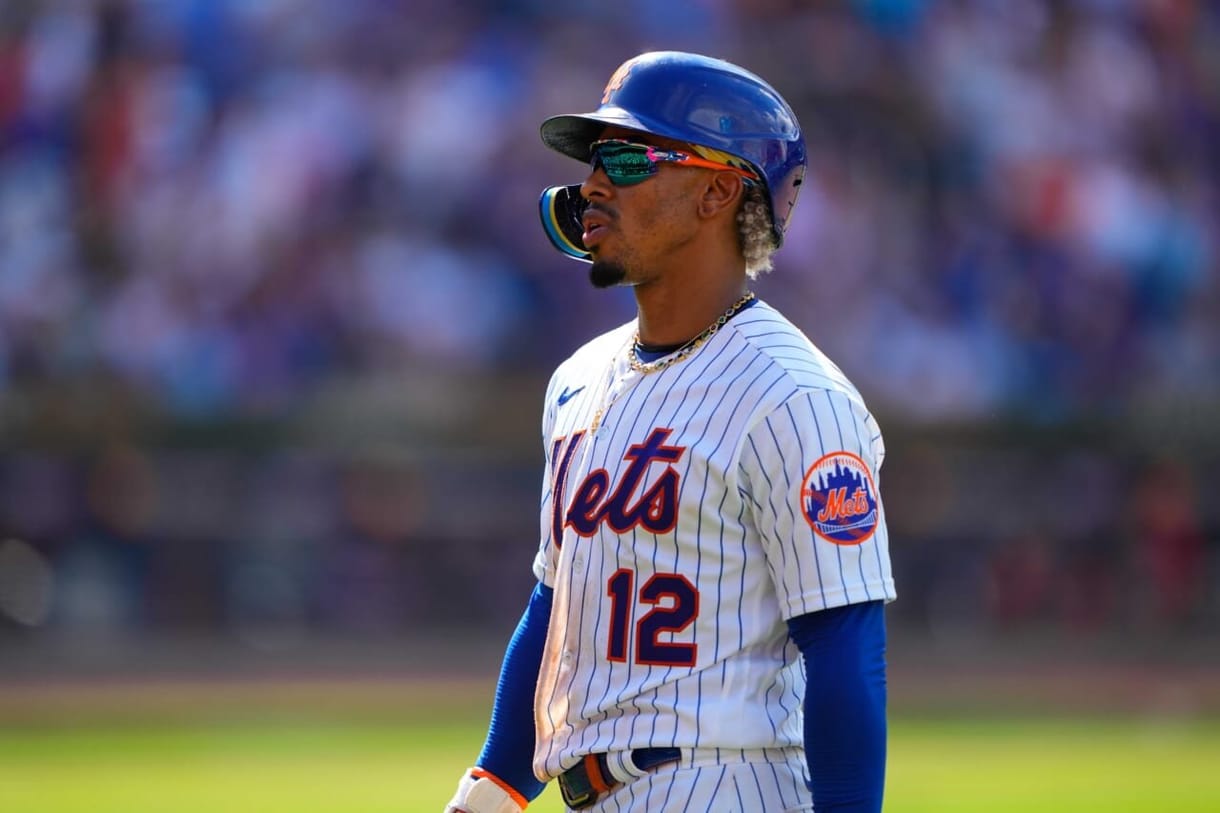 MLB: Game One-Atlanta Braves at New York Mets francisco lindor, mets