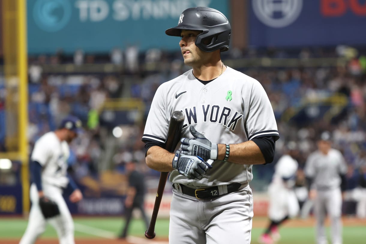 MLB: New York Yankees at Tampa Bay Rays isiah kiner-falefa, yankees