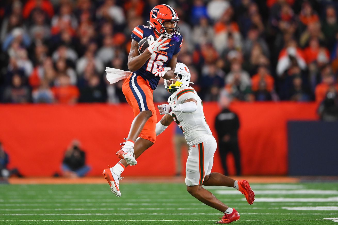 NCAA Football: Miami at Syracuse