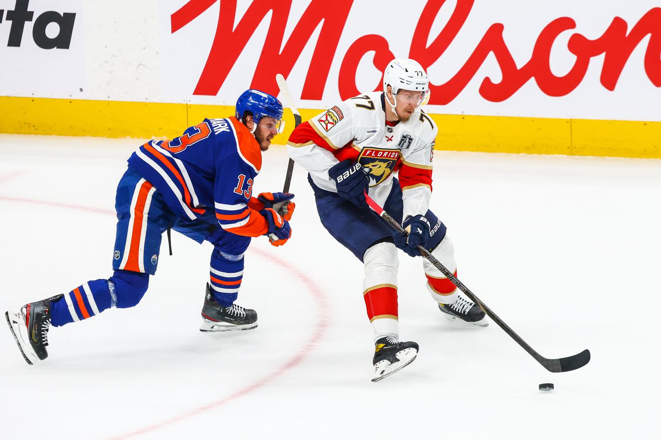 NHL: Stanley Cup Final-Florida Panthers at Edmonton Oilers
