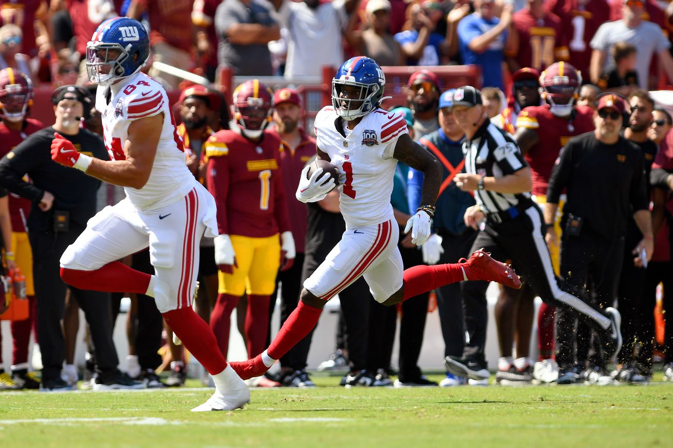 NFL: SEP 15 Giants at Commanders