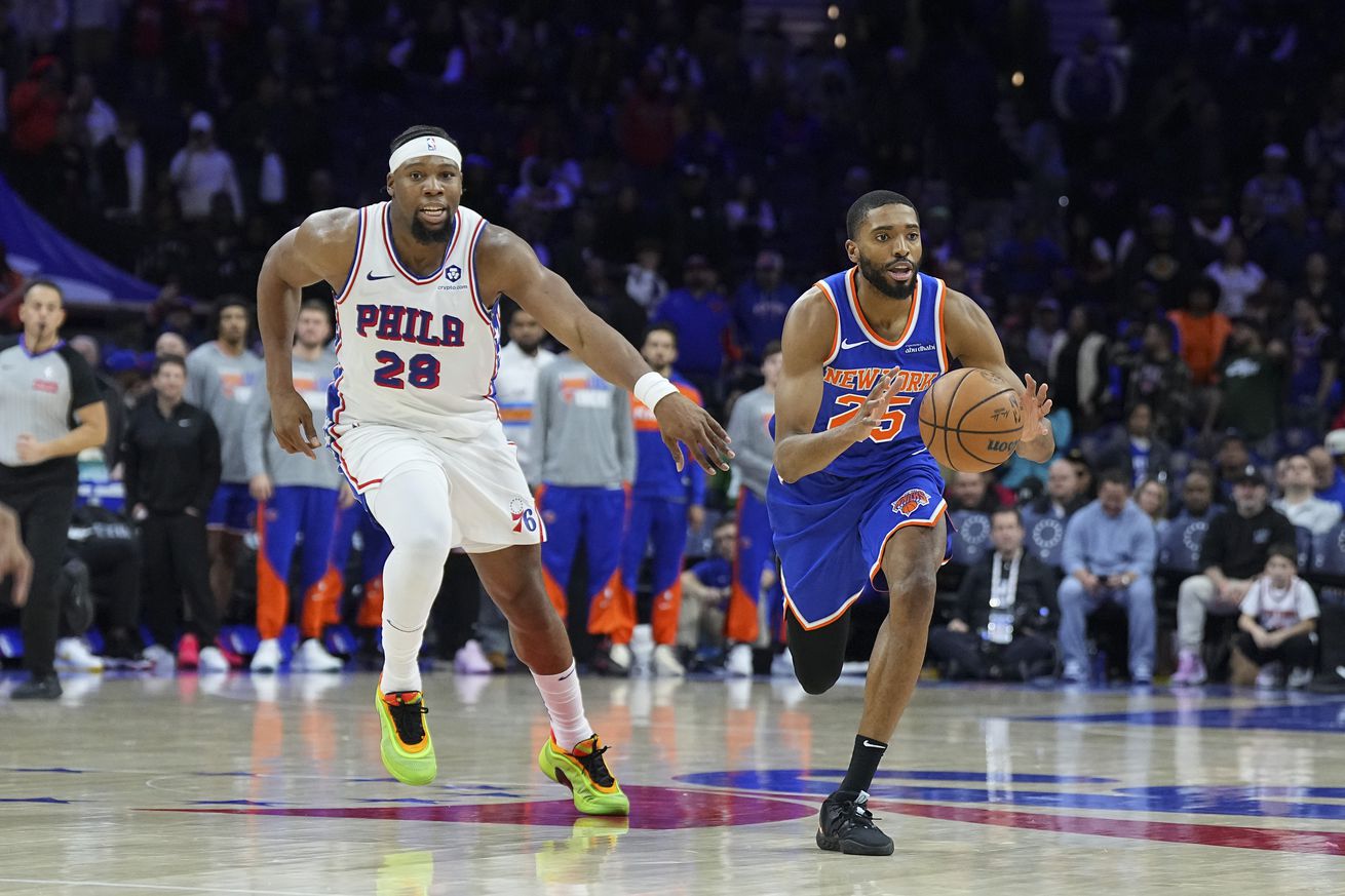 New York Knicks v Philadelphia 76ers