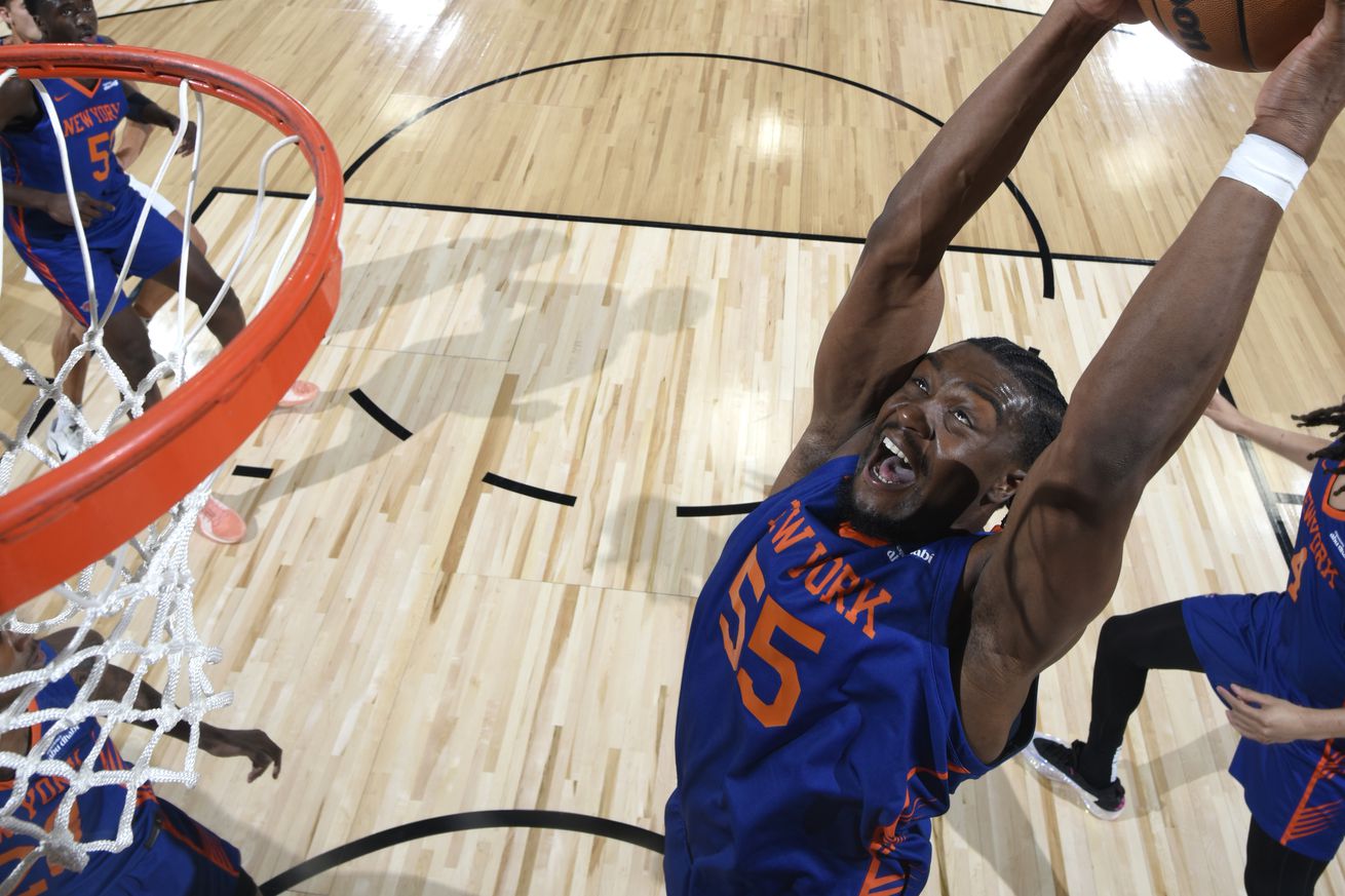 2025 NBA Summer League - New York Knicks v Detroit Pistons