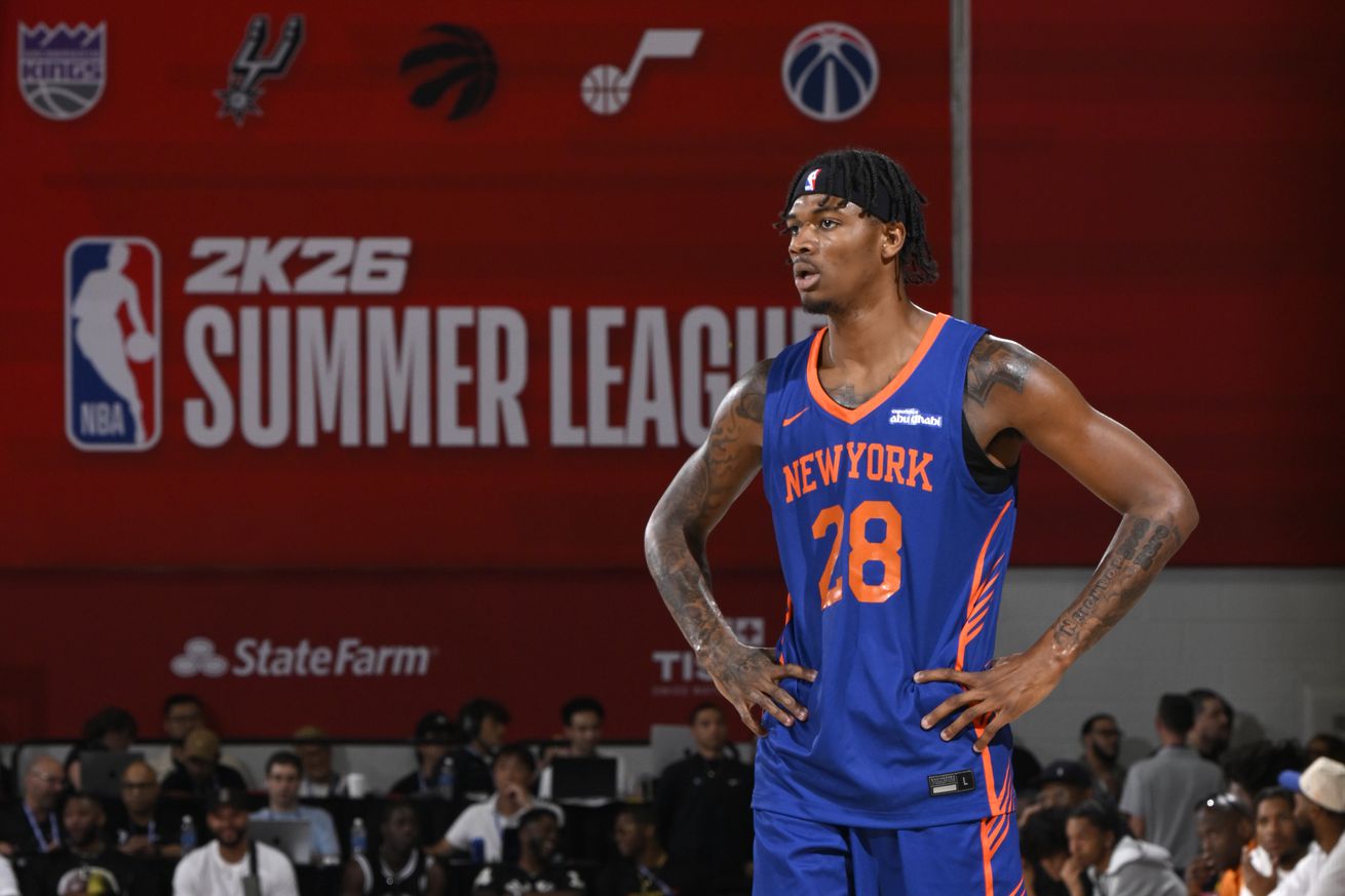 2025 NBA Summer League - New York Knicks v Detroit Pistons