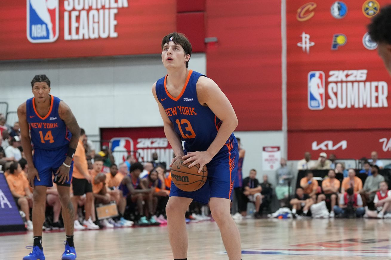 2025 NBA Summer League - New York Knicks v Boston Celtics
