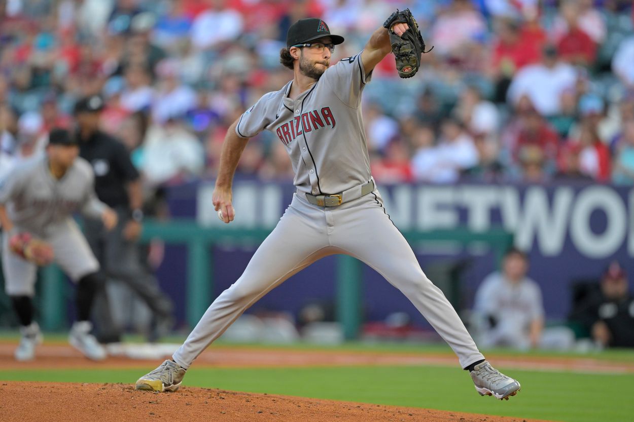 MLB: Arizona Diamondbacks at Los Angeles Angels, zac gallen, Yankees MLB: Arizona Diamondbacks at Los Angeles Angels, zac gallen, Yankees