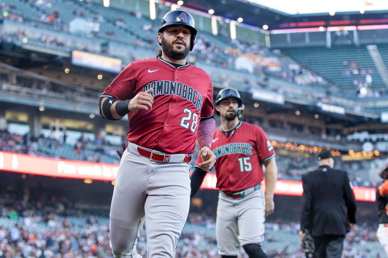 MLB: Arizona Diamondbacks at San Francisco Giants, Eugenio Suárez, new york yankees MLB: Arizona Diamondbacks at San Francisco Giants, Eugenio Suárez, new york yankees