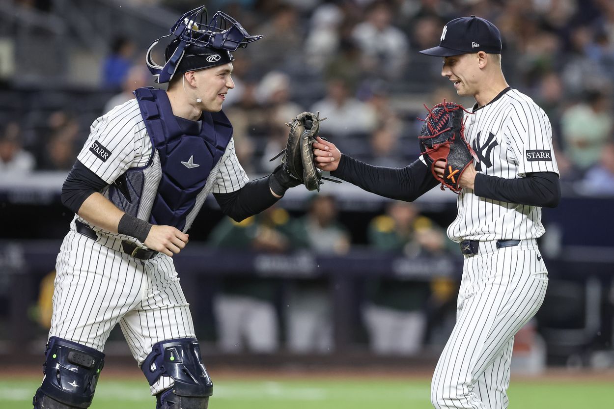 MLB: Athletics at New York Yankees, ben rice