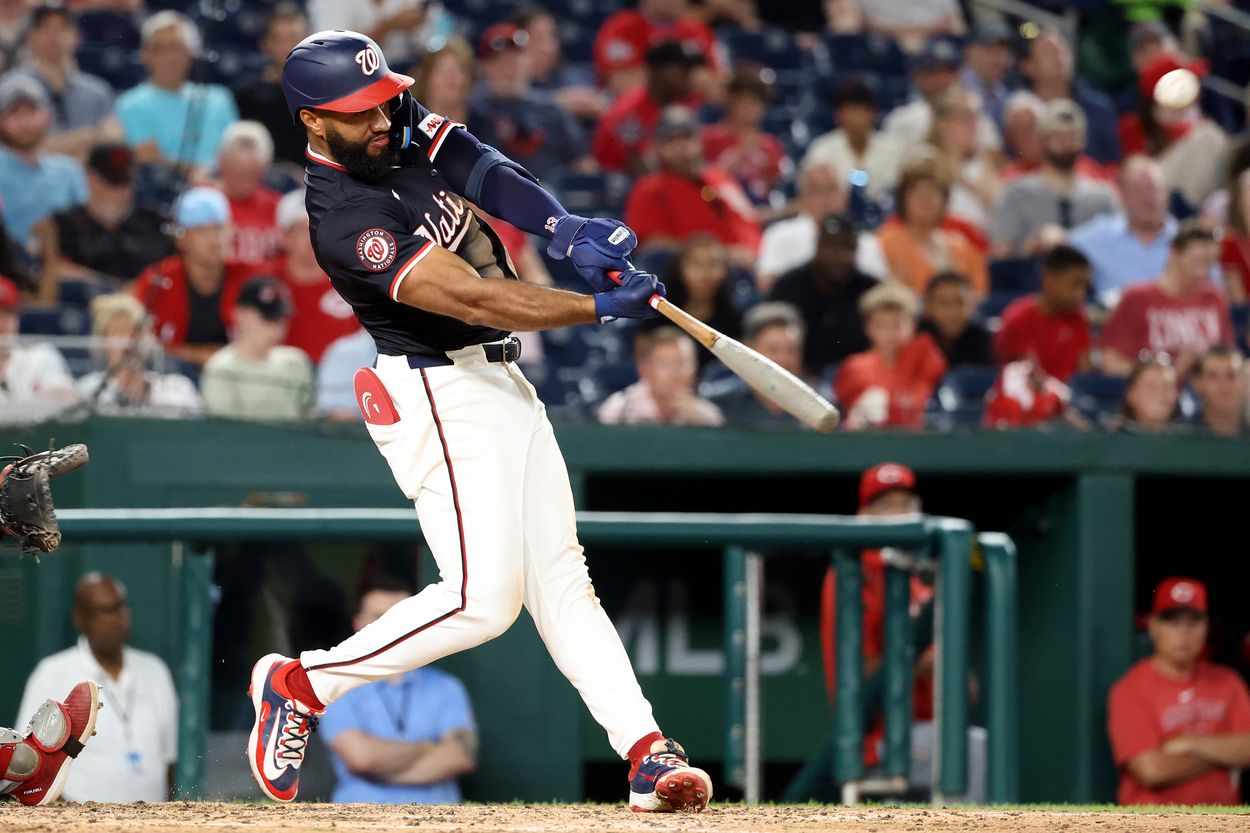MLB: Cincinnati Reds at Washington Nationals, amed rosario, yankees MLB: Cincinnati Reds at Washington Nationals, amed rosario, yankees