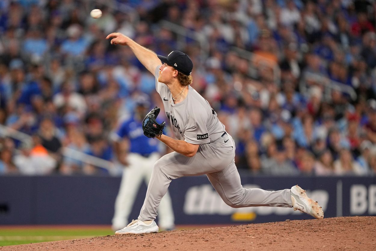 MLB: New York Yankees at Toronto Blue Jays, clayton beeter MLB: New York Yankees at Toronto Blue Jays, clayton beeter
