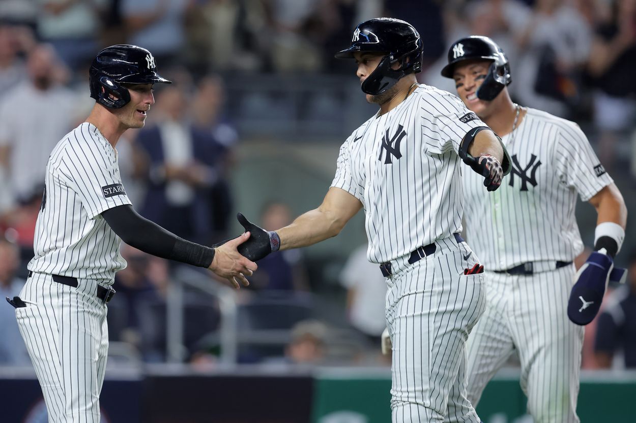 MLB: Seattle Mariners at New York Yankees, giancarlo stanton