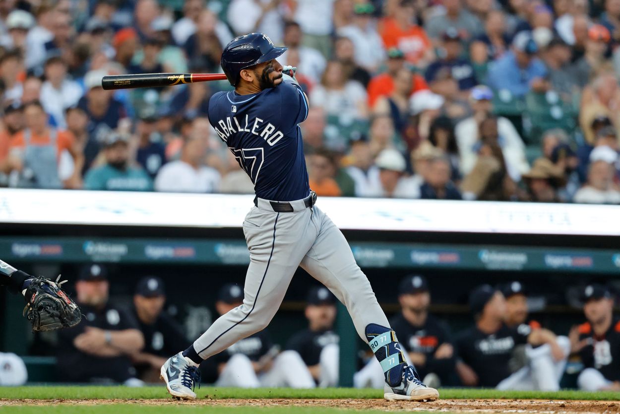 MLB: Tampa Bay Rays at Detroit Tigers, José Caballero, yankees