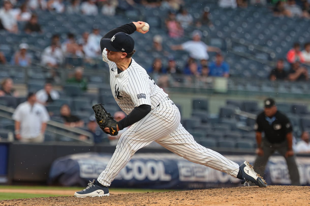 MLB: Toronto Blue Jays at New York Yankees, mark leiter jr. MLB: Toronto Blue Jays at New York Yankees, mark leiter jr.