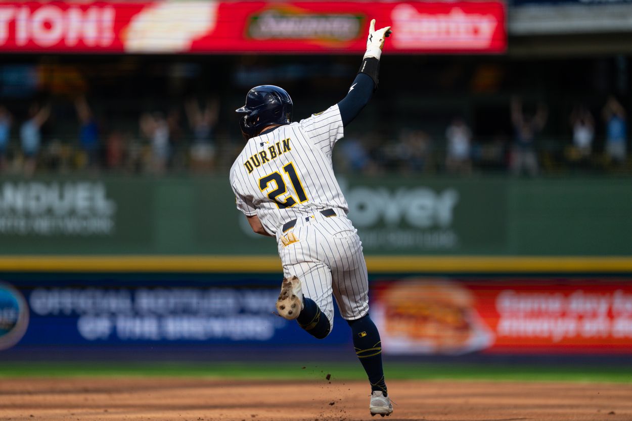 MLB: Washington Nationals at Milwaukee Brewers, caleb durbin, yankees MLB: Washington Nationals at Milwaukee Brewers, caleb durbin, yankees