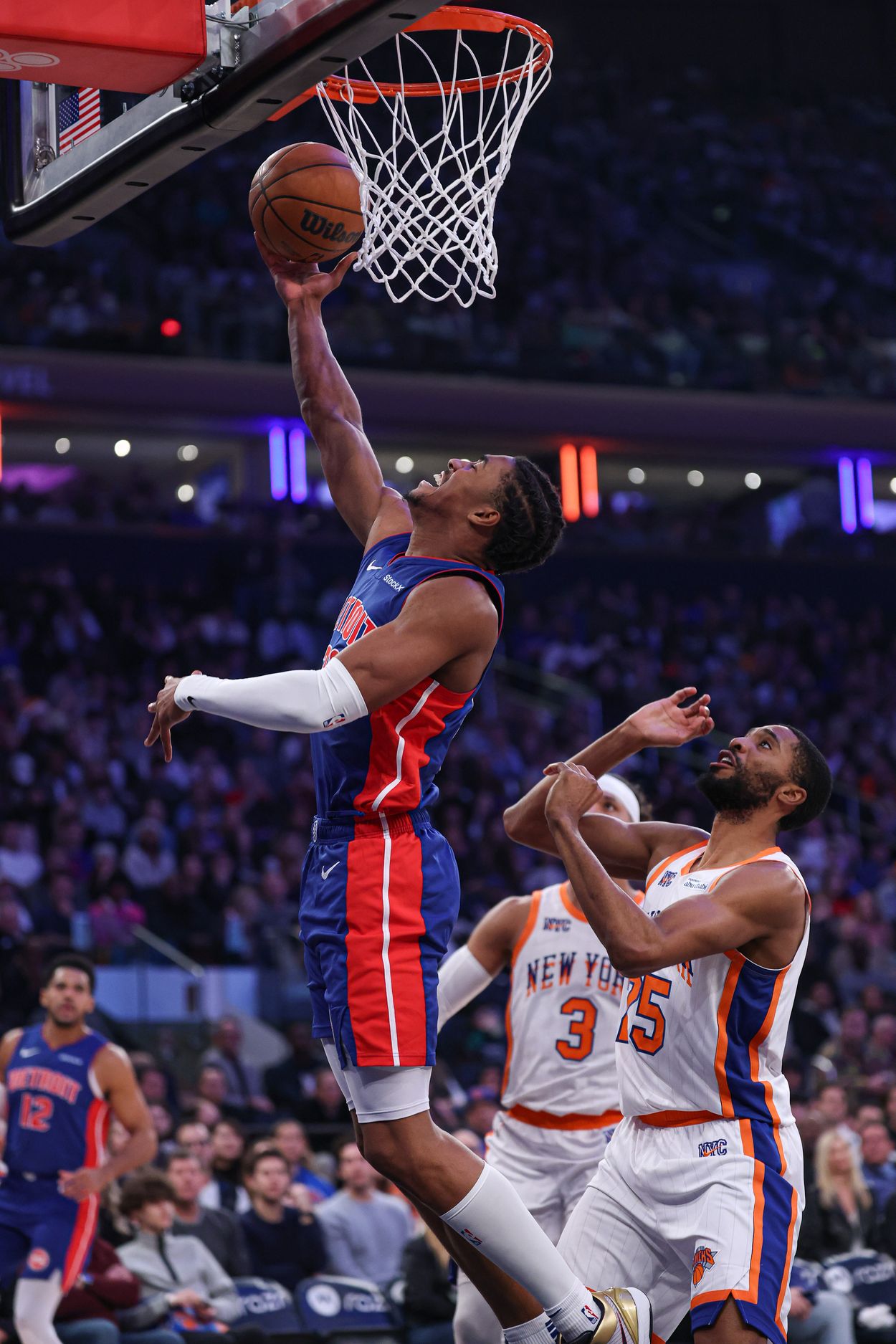 NBA: Detroit Pistons at New York Knicks