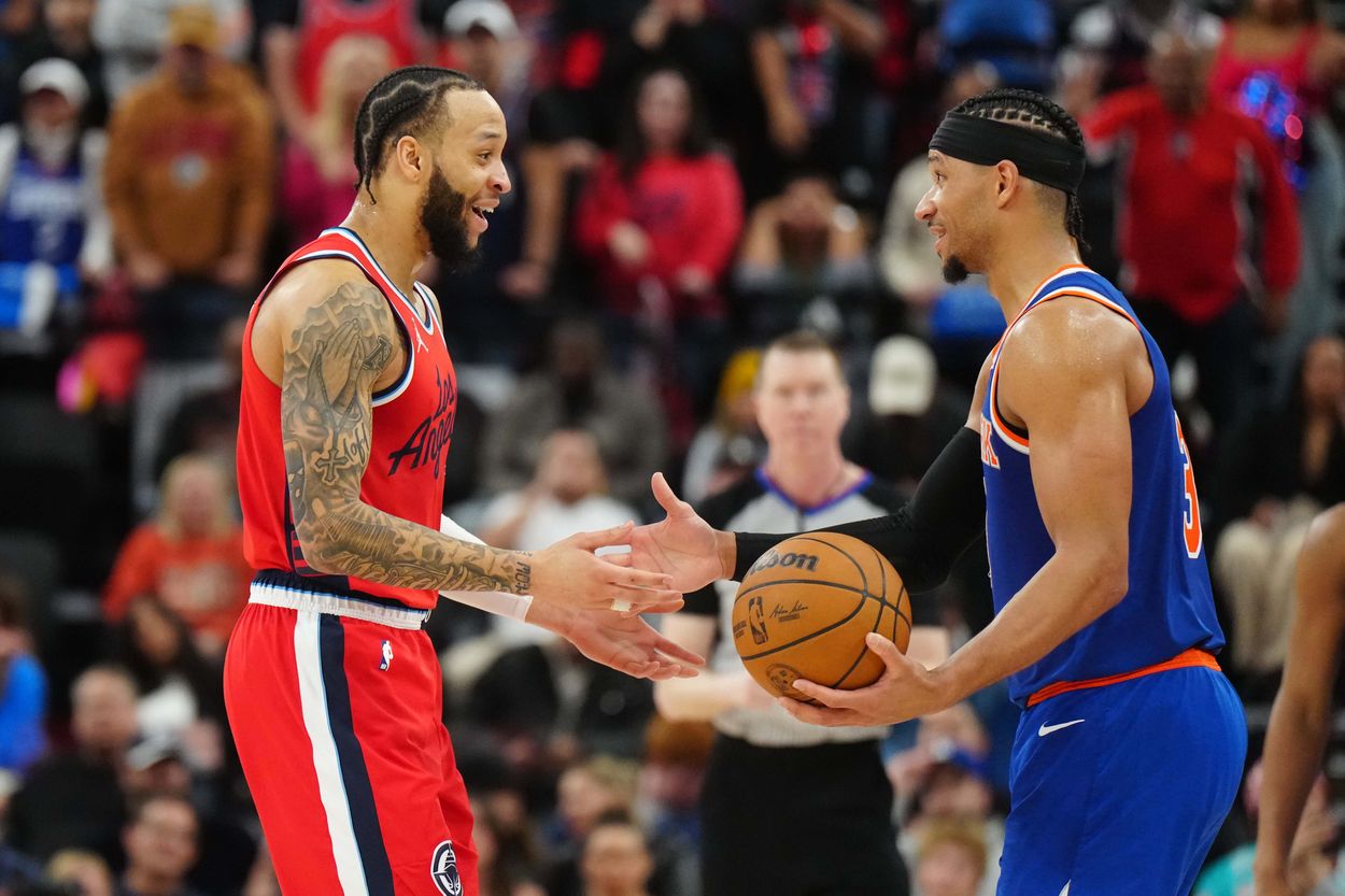 NBA: New York Knicks at Los Angeles Clippers, amir coffey NBA: New York Knicks at Los Angeles Clippers, amir coffey