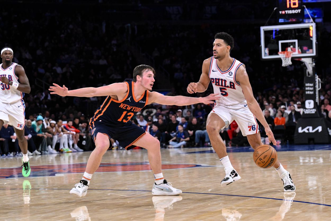 NBA: Philadelphia 76ers at New York Knicks, Tyler kolek NBA: Philadelphia 76ers at New York Knicks, Tyler kolek