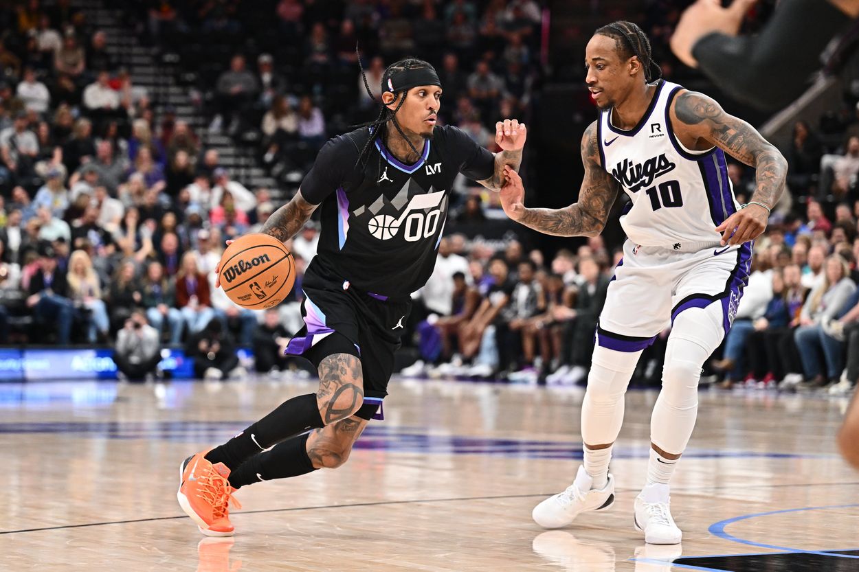 NBA: Sacramento Kings at Utah Jazz, jordan clarkson, knicks NBA: Sacramento Kings at Utah Jazz, jordan clarkson, knicks