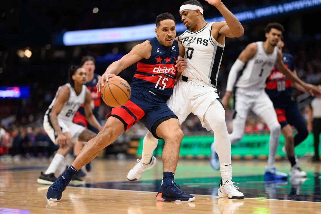NBA: San Antonio Spurs at Washington Wizards, Malcolm Brogdon, knicks NBA: San Antonio Spurs at Washington Wizards, Malcolm Brogdon, knicks