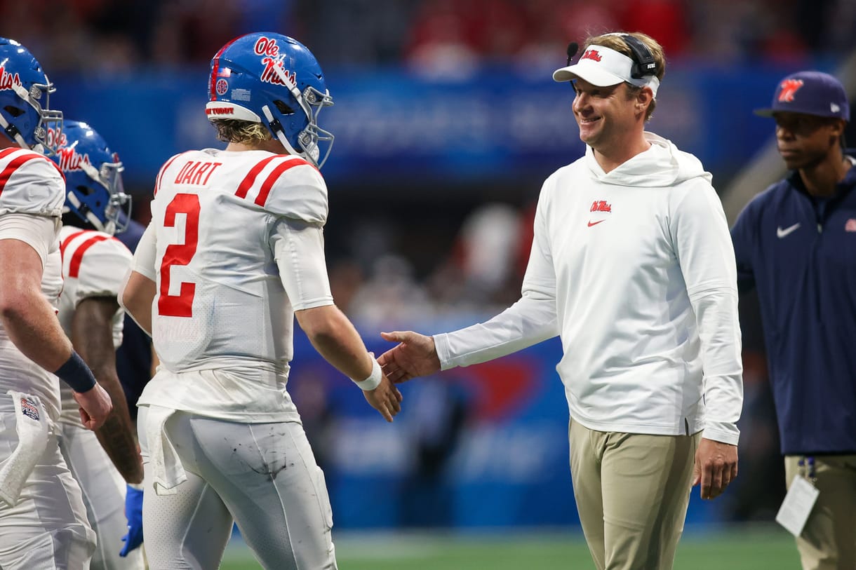 Jaxson Dart, Lane Kiffin, Ole Miss, NFL Draft