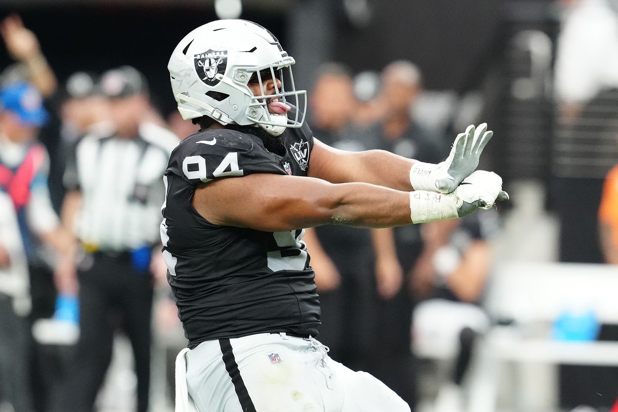 NFL: Carolina Panthers at Las Vegas Raiders Christian Wilkins, Giants