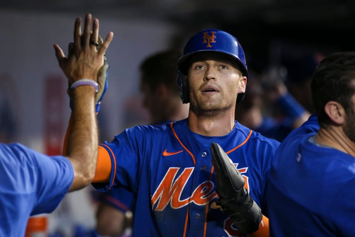 MLB: Los Angeles Dodgers at New York Mets new york mets, brandon nimmo