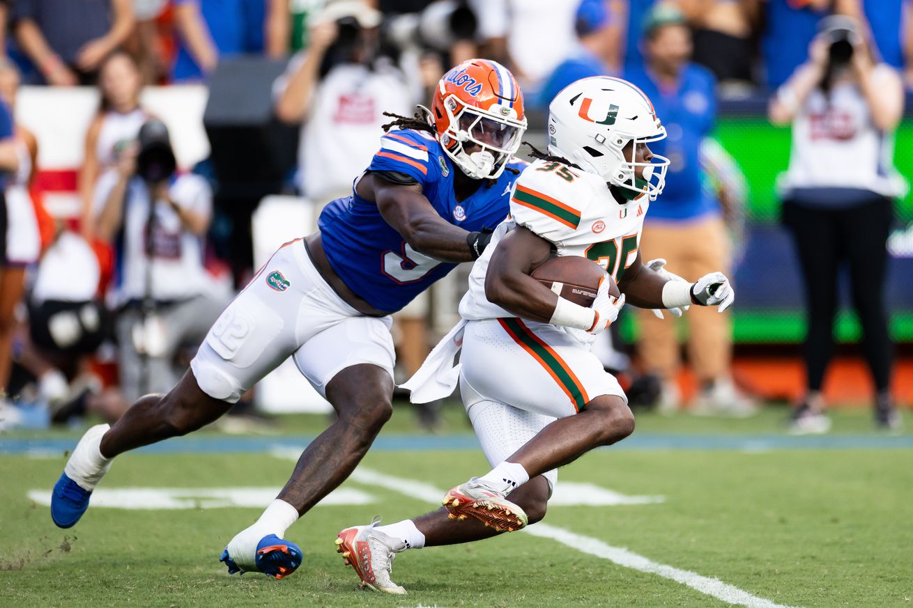 NCAA Football: Miami at Florida