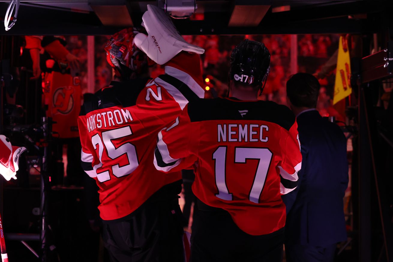 NHL: Stanley Cup Playoffs-Carolina Hurricanes at New Jersey Devils