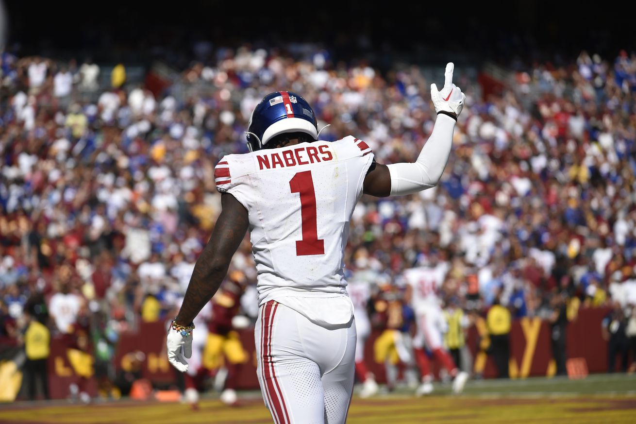 NFL: SEP 15 Giants at Commanders