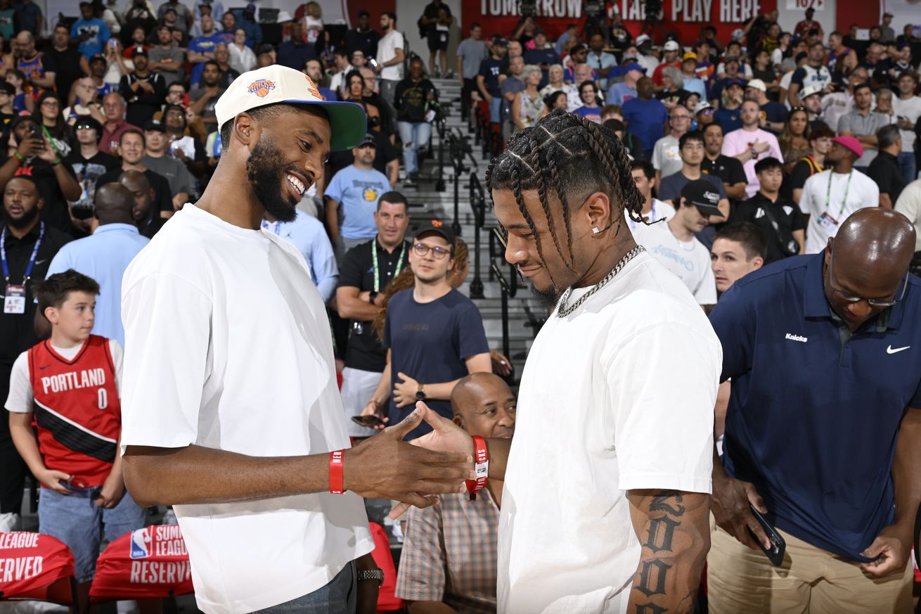 2025 NBA Summer League - New York Knicks v Detroit Pistons