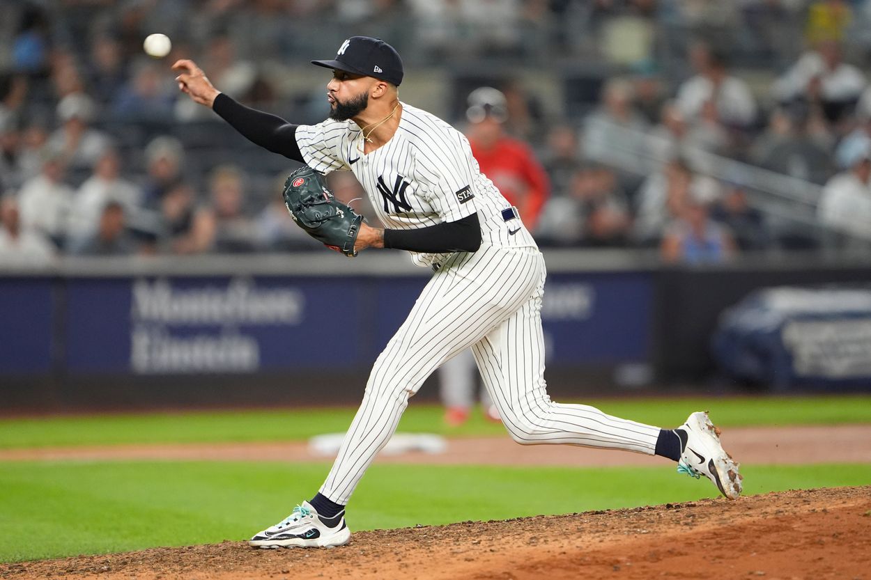 MLB: Boston Red Sox at New York Yankees, devin williams MLB: Boston Red Sox at New York Yankees, devin williams