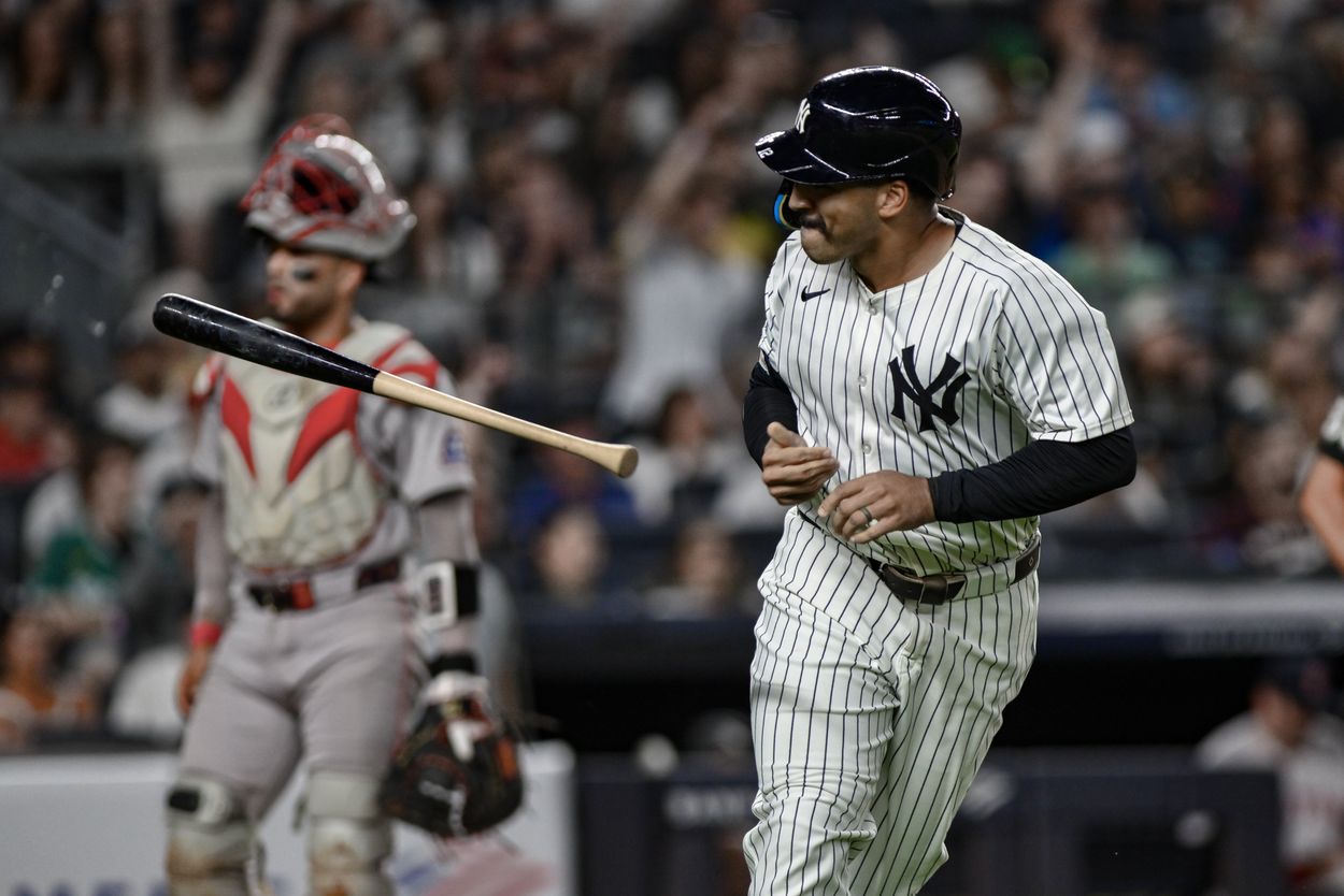 MLB: Boston Red Sox at New York Yankees, trent grisham MLB: Boston Red Sox at New York Yankees, trent grisham