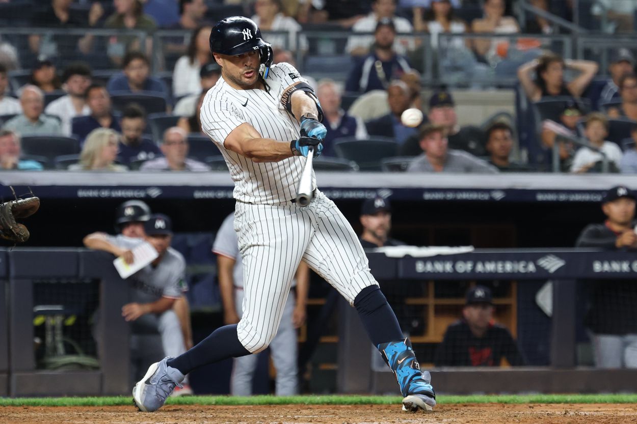 MLB: Minnesota Twins at New York Yankees, giancarlo stanton
