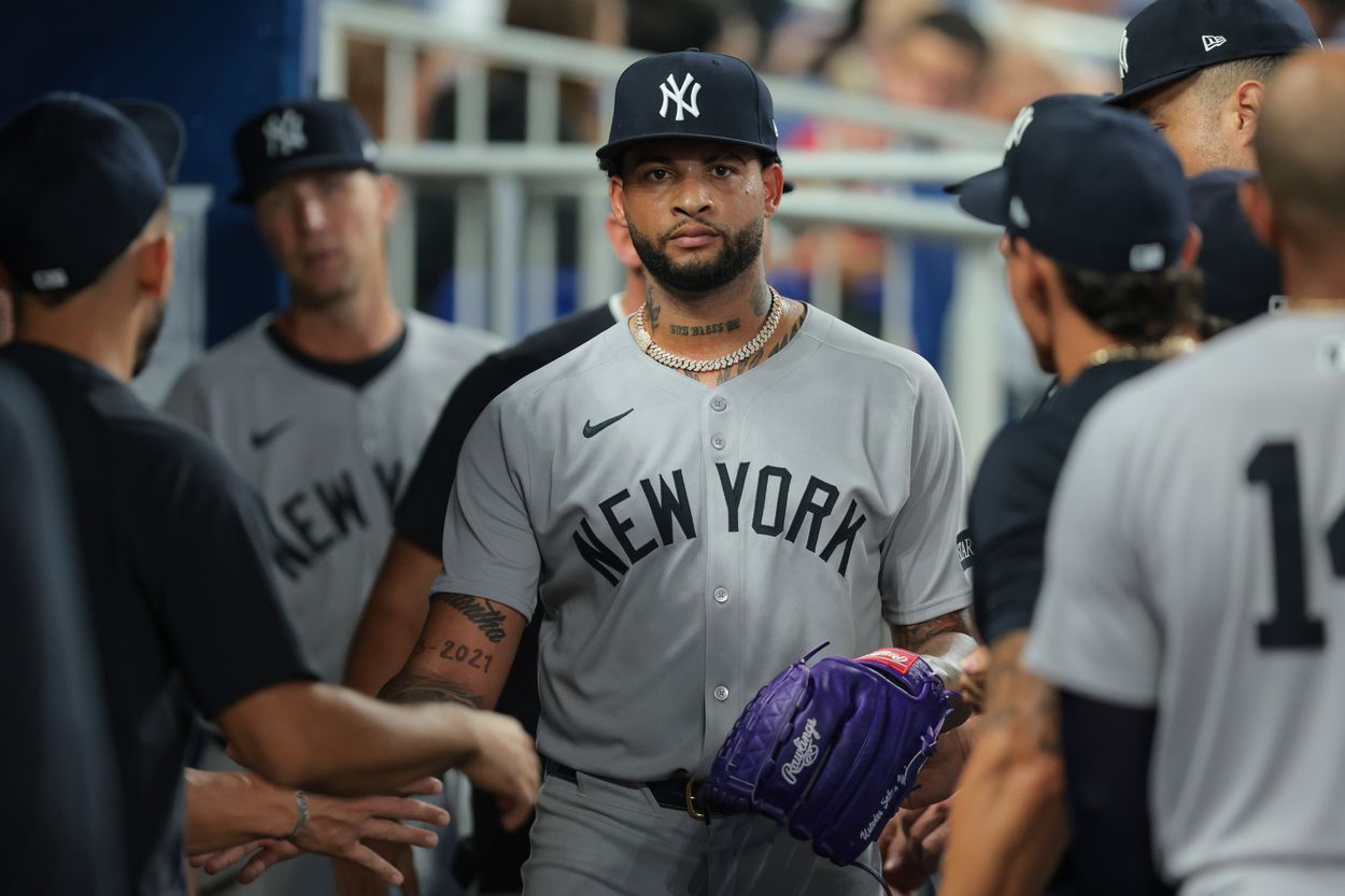 MLB: New York Yankees at Miami Marlins, luis gil