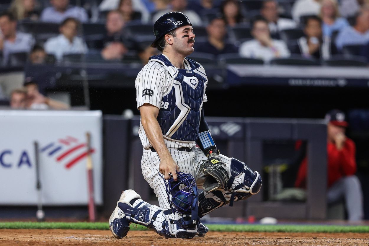 MLB: Washington Nationals at New York Yankees, austin wells MLB: Washington Nationals at New York Yankees, austin wells