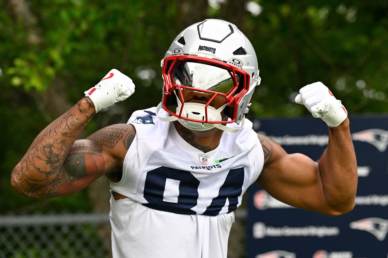 NFL: New England Patriots Minicamp Kendrick Bourne, Patriots, Giants