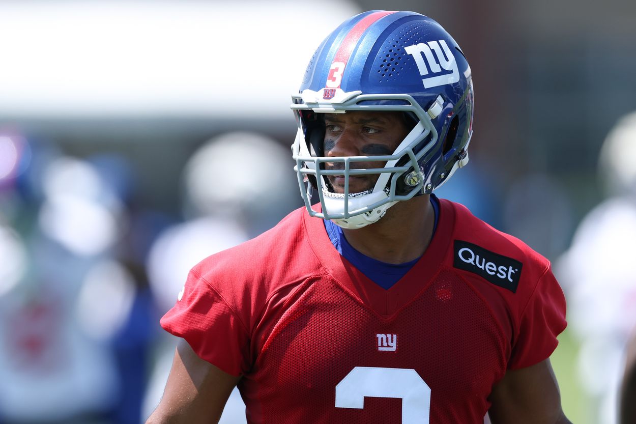 NFL: New York Giants Training Camp Russell Wilson, NFL: New York Giants Training Camp